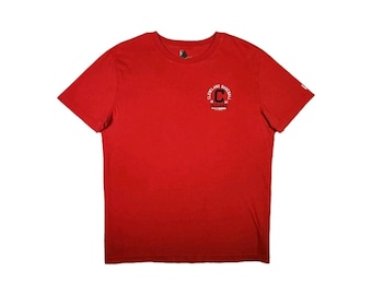 Y2K Cleveland Guardians MLB T-shirt, maat Large, rood, vintage sportshirt