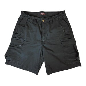Tru Spec Ripstop Tactical Utility Cargo Shorts Mens 32 NRA Embroidered Elastic Waist