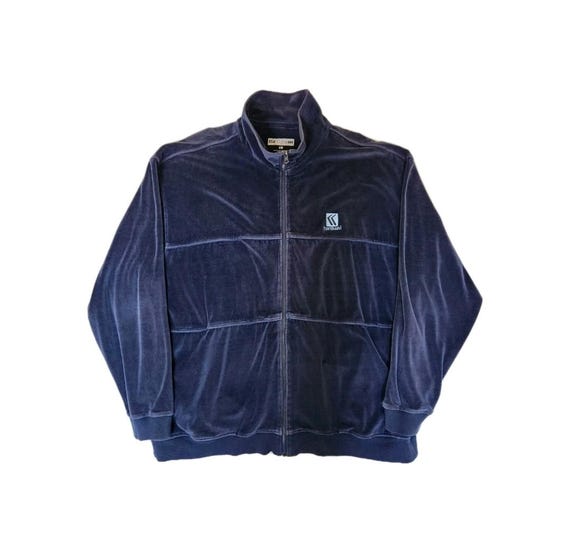 Vintage Karl Kani Velour Jacket | 90s Streetwear | Retro Hip-hop