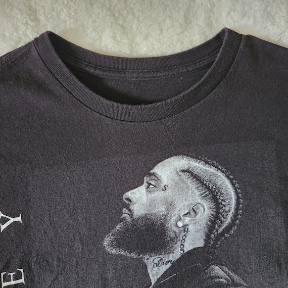 ✅Nipsey Hussle ラップ Tシャツ 両面プリント Vintage 黒 2025年最新】nipsey hussleの人気アイテム - メルカリ