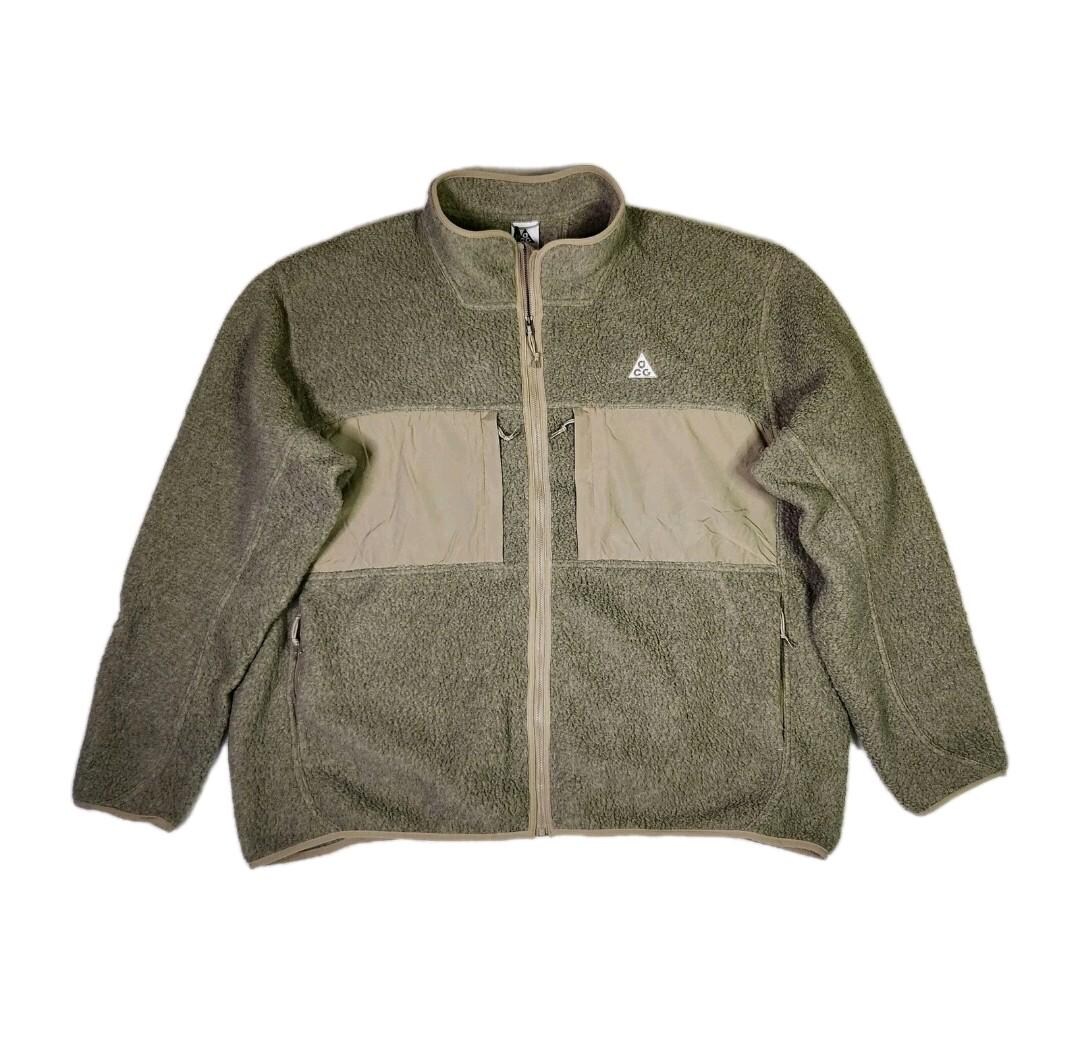 acgカード　　legend of  FR⭐︎250 Nike ACG Arctic Wolf Polartec Full Zip Jacket 2XL Embroidered Faux