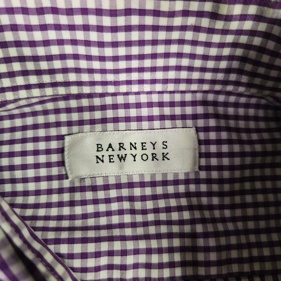 VINTAGE Barneys New York Dress Shirt 15.5/ 32-33 … - image 5