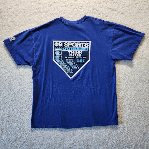 Los Angeles LA Dodgers Shirt XL Blue MLB Baseball… - image 2