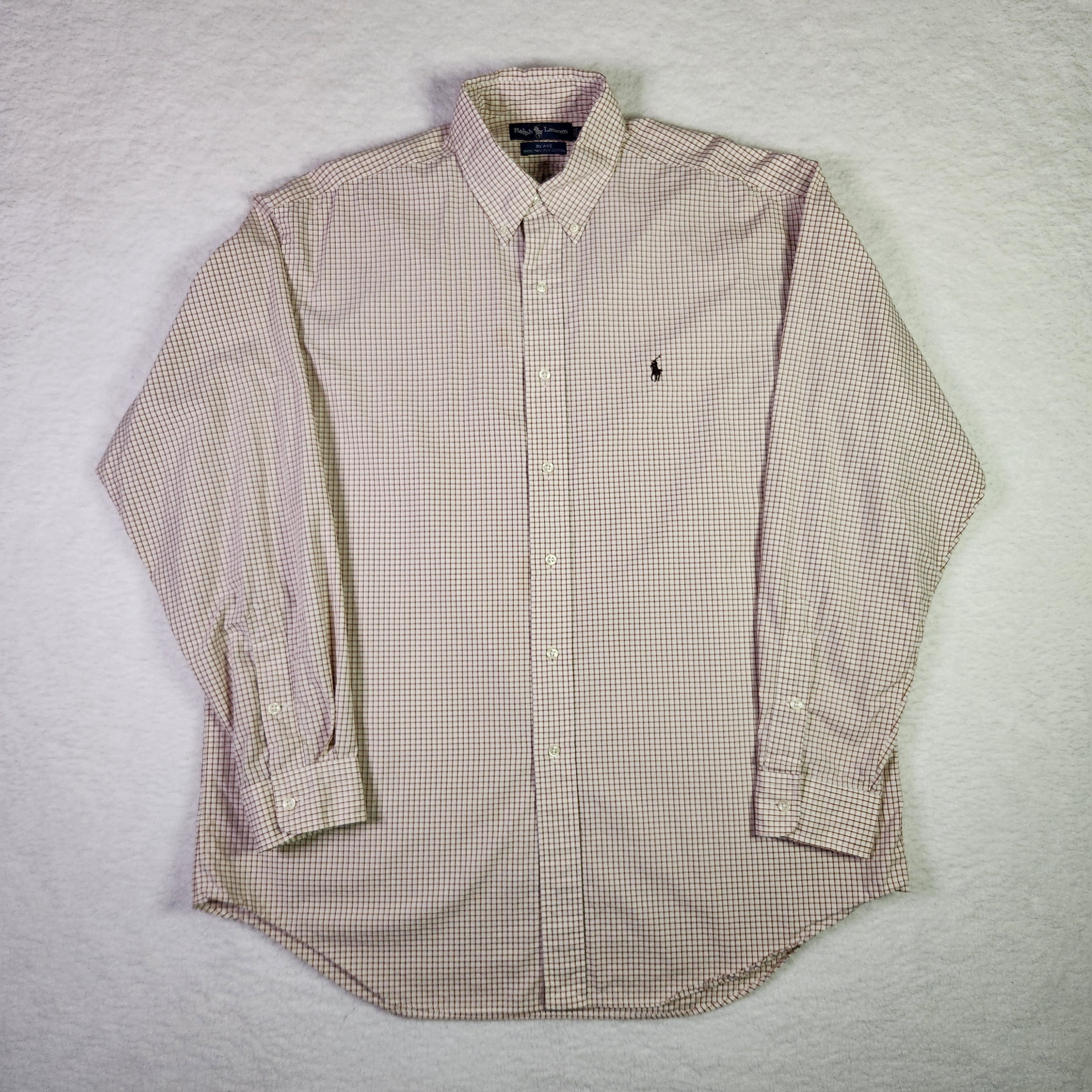 Vintage 90s Green Polo Ralph Lauren Blake Shirt - Large