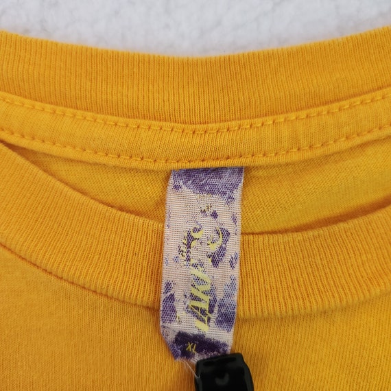 Los Angeles LA Lakers Vintage Shirt XL Gold 2000 … - image 7