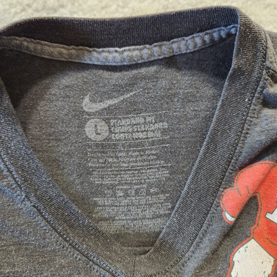 Miami Hurricanes Shirt Adult Large Gray Nike NCAA… - image 8
