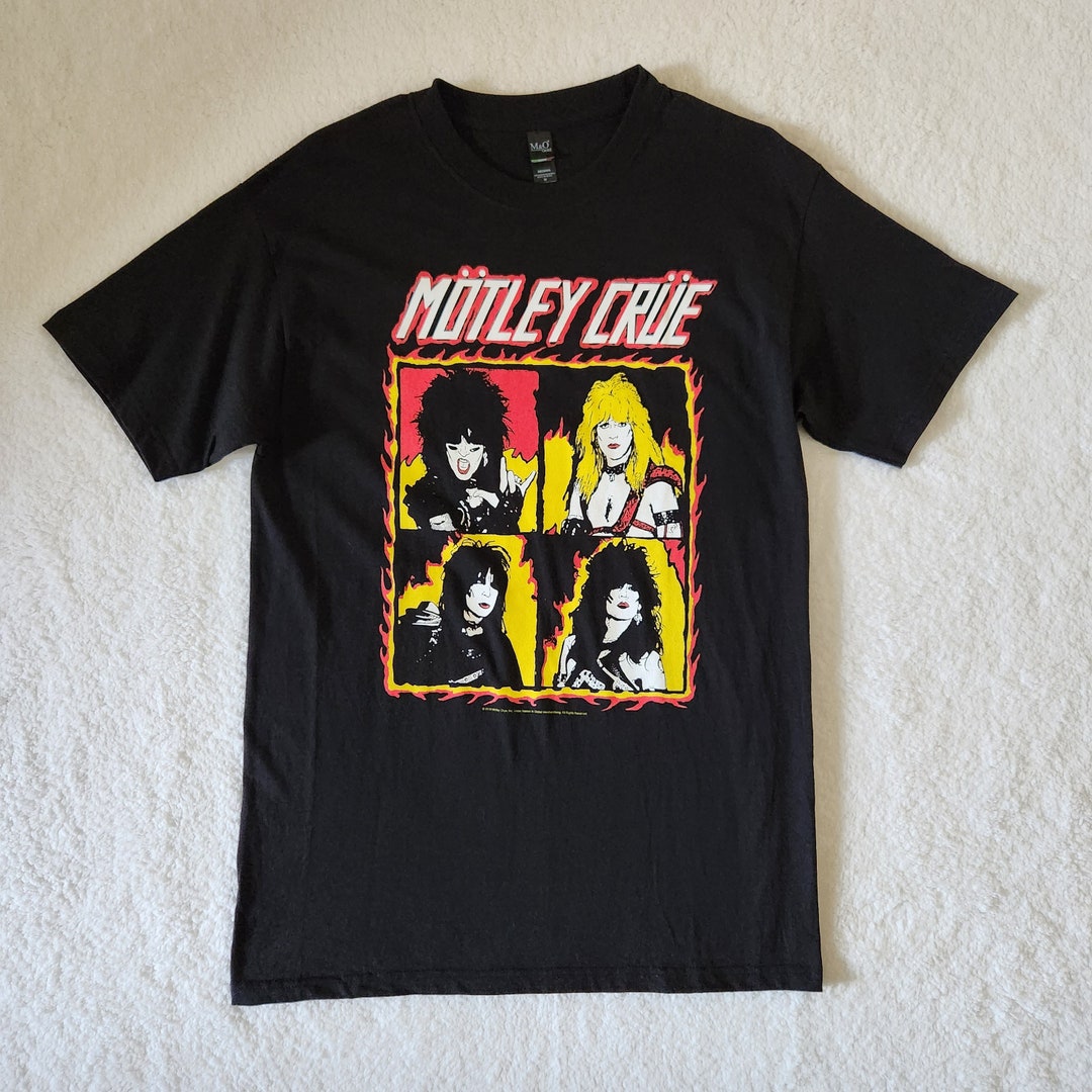 Mötley Crüe Band T-shirt Medium Black Classic Rock & Roll