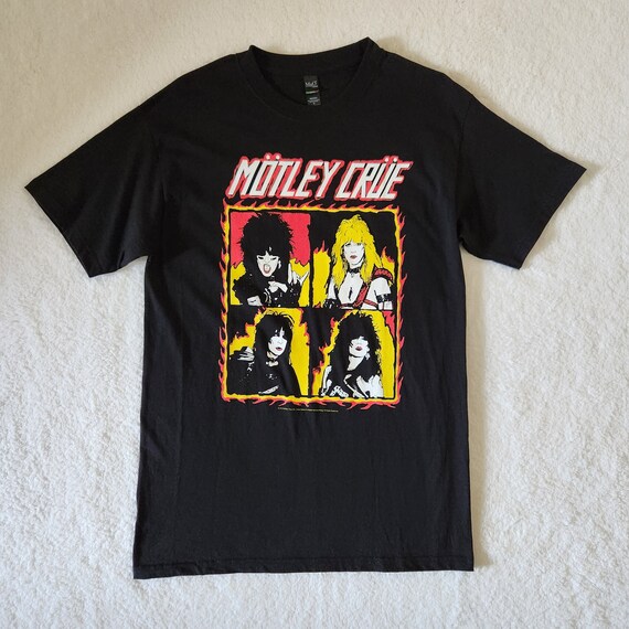Mötley Crüe Band T-shirt Medium Black Classic Rock & Roll