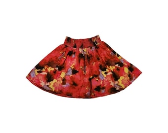 Minifalda floral de New York & Company para mujer, pequeña, colorida, ligera, para exteriores