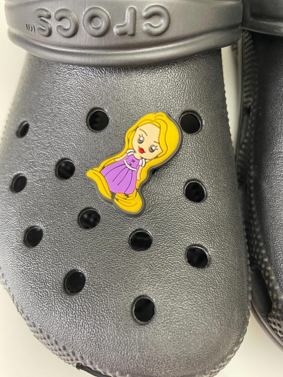 Rapunzel cartoon croc charm Jibbitz