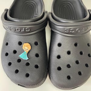 Elsa cartoon croc charm Jibbitz
