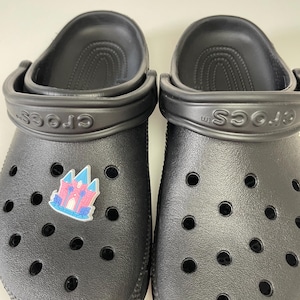 Frozen castle  croc charm Jibbitz