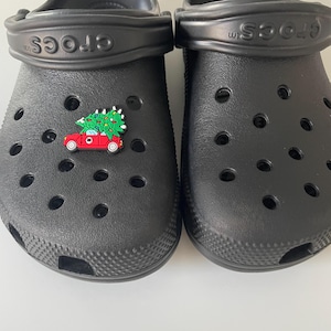 Christmas tree on a car  croc charm Jibbitz