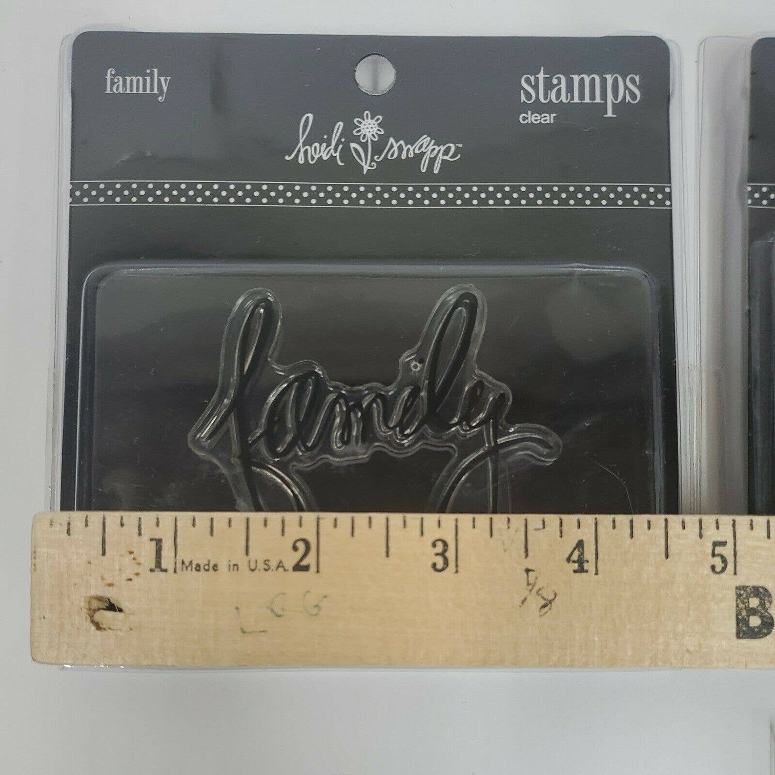 Clear Acrylic Cling Stamps Lot Of 4 Etsy