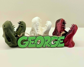 Dinosaur Theme Wall Sign, Kids Custom Name, Playroom Sign, Kids Door Sign, Dinosaur Bedroom Decor, Name Plaque, Wall Hanging Personalised