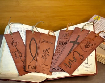 Custom Bookmark/Personalized Leather Bookmark/Leather Bookmark/Book Lover Gift/Personalized Gift