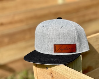 Custom Name Hat Toddler Youth Hat-Skinny Side Patch-Personalize it with your Childs&#39;s name! Infant, Toddler, and Big Kid Sizes