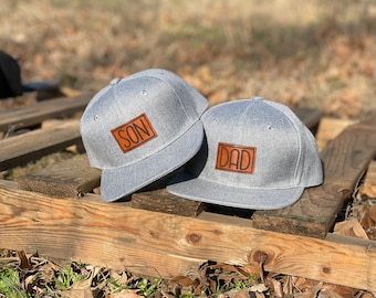 Matching Hat Set Dad Son Hat Set Snapback Family Matching Hat Dad Kid matching hat