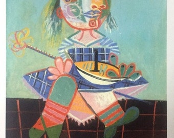 Pablo Picasso (1881-1973) - girl with mandolin (limited edition print 250 ex.)