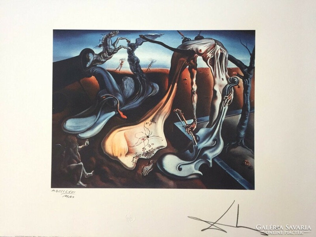 Salvador Dali 19041989 Araignée Du Soir, Espoir limited Edition Lithograph Etsy UK