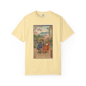 Punch The Monkey Comfort Colors Shirt, Baby Monkey Punch Tee, Japanese Zoo Monkey Unisex T-shirt Banana