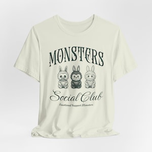 Koszulka Monster Dolls Social Club, Cute Cartoon Dolls Graphic, Koszulka Labubu, Koszulka Monster Dolls, Koszulka Halloween, Koszulka Halloween Dolls Unisex