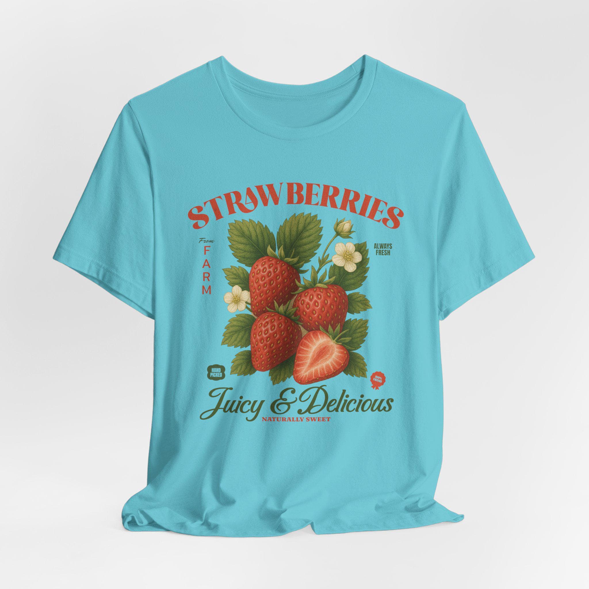 Vintage Raspberry Shirt, Sweet Fruit Tee, Retro Farmers Market T