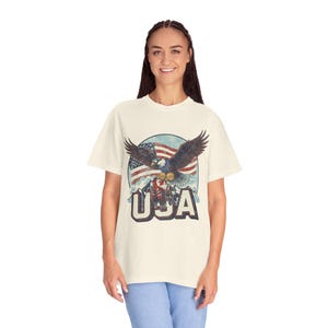 Funny USA Ice Hockey Eagle, USA Champions 2026 Shirt, USA Hockey Shirt 2026, Patriotic Ice Hockey Tee, Funny Sports Unisex T-shirt image 4