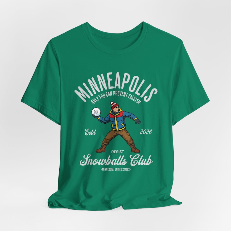Minneapolis Resist Snowballs Club Shirt, Minneapolis Shirt, Resist Shirt, Snowballs Protest Unisex Tee Kelly