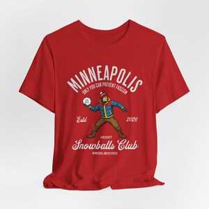 Minneapolis Resist Snowballs Club Shirt, Minneapolis Shirt, Resist Shirt, Snowballs Protest Unisex Tee Red