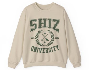 Sudadera retro de la Universidad Shiz, sudadera para amantes del cine, sudadera unisex con merchandising musical de la película de la Universidad Shiz