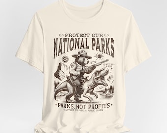 Chemise souple Protégez nos parcs nationaux, Chemise de soutien aux parcs nationaux, Résistez à l'ours, Cadeau pour amoureux de la nature, T-shirt unisexe résistant à l'activisme écologique