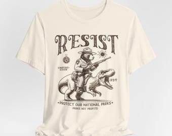 Protect Our National Parks Soft Shirt, Support National Park Shirt, Resist Bear, Resist Tee, National Park Camp Unisex Tee