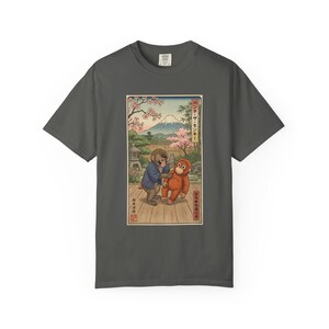 Punch The Monkey Comfort Colors Shirt, Baby Monkey Punch Tee, Japanese Zoo Monkey Unisex T-shirt Pepper