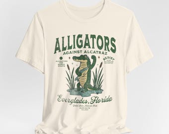 Save Everglades National Park Shirt, Florida Everglades Tee, Alligator Against, Resist Alligator, Big Fan Of Human Rights Unisex Tee