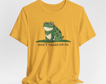 Portland Frog Protestskjorta, Portland Frog Don't Tramp on Us-skjorta, Protest Frog-t-shirt, Progressiv protestskjorta, Portland Protest Unisex-t-shirt
