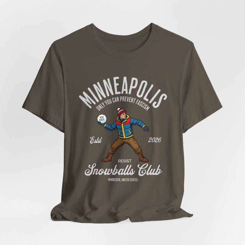 Minneapolis Resist Snowballs Club Shirt, Minneapolis Shirt, Resist Shirt, Snowballs Protest Unisex Tee Army