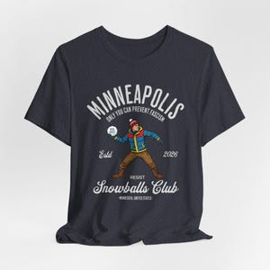 Minneapolis Resist Snowballs Club Shirt, Minneapolis Shirt, Resist Shirt, Snowballs Protest Unisex Tee Heather Navy