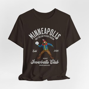 Minneapolis Resist Snowballs Club Shirt, Minneapolis Shirt, Resist Shirt, Snowballs Protest Unisex Tee Brown