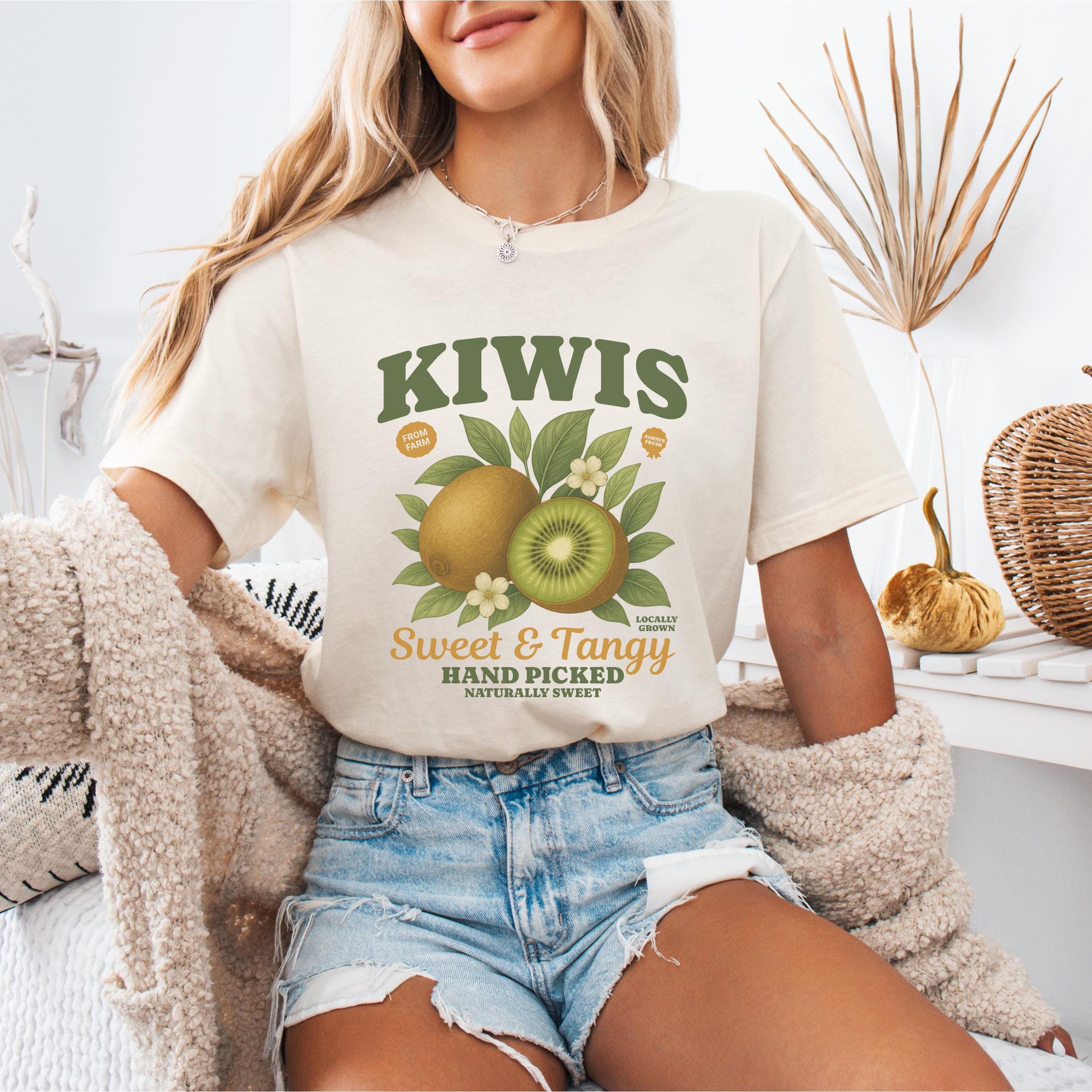 ヴィンテージキウイシャツ、トロピカルフルーツTシャツ、ファーマーズ