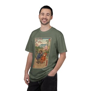 Punch The Monkey Comfort Colors Shirt, Baby Monkey Punch Tee, Japanese Zoo Monkey Unisex T-shirt image 3