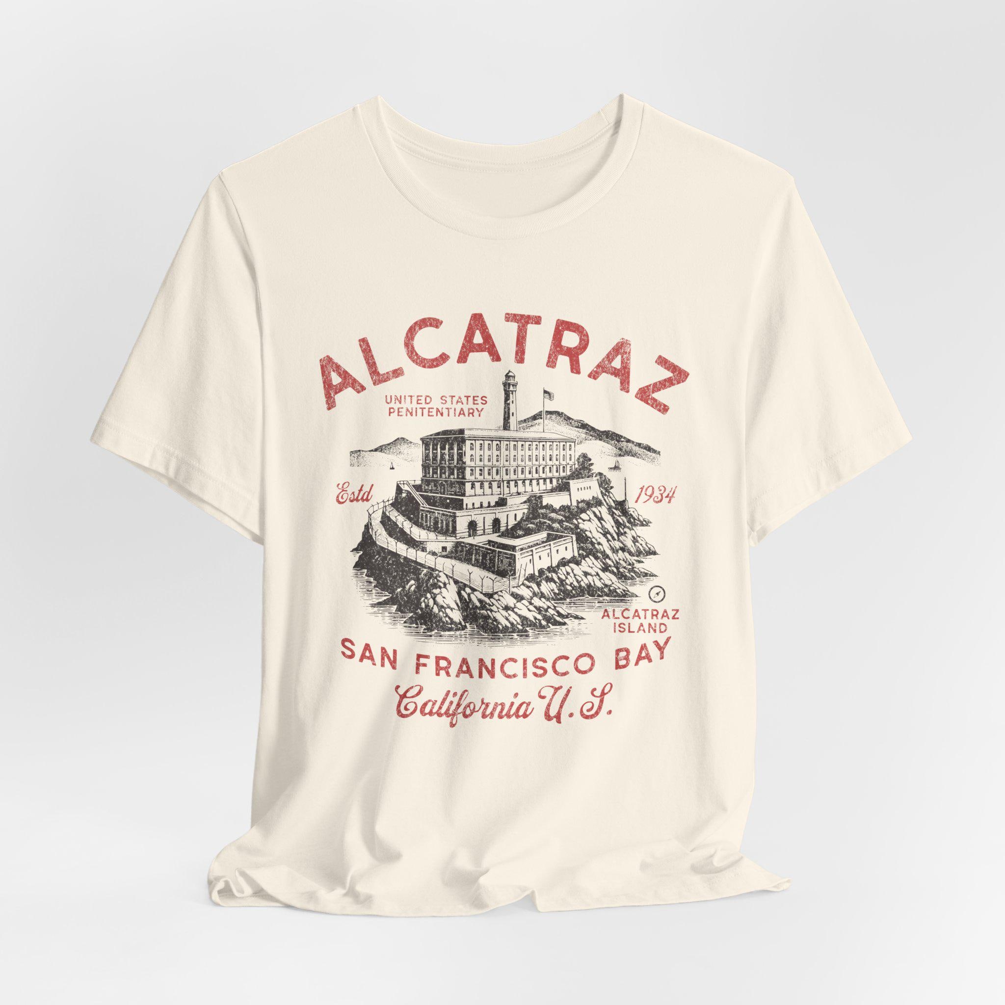 T-shirt Graphique Alcatraz Capt Jacks Hideaway – Taille M – Noir – Marque Gildan