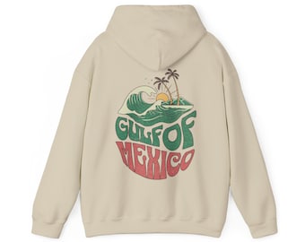 Gulf of Mexico Sweatshirt, Golfo de México 1550 Retro Vintage Art Sweatshirt, Gulf of Mexico,Gulf of Mexico Forever Unisex Hooded Sweatshirt