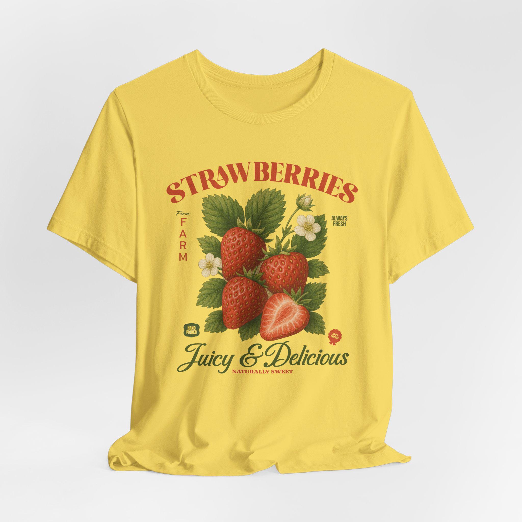 Vintage Raspberry Shirt, Sweet Fruit Tee, Retro Farmers Market T