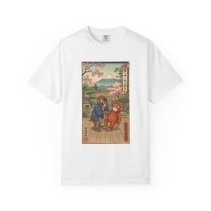 Punch The Monkey Comfort Colors Shirt, Baby Monkey Punch Tee, Japanese Zoo Monkey Unisex T-shirt White