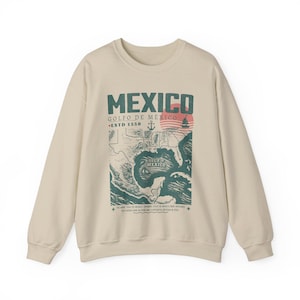 Sweat-shirt golfe du Mexique, Golfo de México 1550 Sweat-shirt art vintage rétro, golfe du Mexique, golfe du Mexique pour toujours Sweat-shirt unisexe