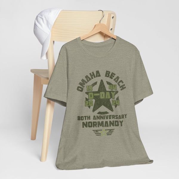 D-day shirt 2024, Military Shirt , Omaha Beach shirt, 80th Anniversary shirt, Army Shirt,D-day Shirt,Normandy shirt