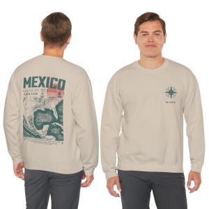 Sweat-shirt golfe du Mexique, Golfo de México 1550 Sweat-shirt art vintage rétro, golfe du Mexique, golfe du Mexique pour toujours Sweat-shirt unisexe