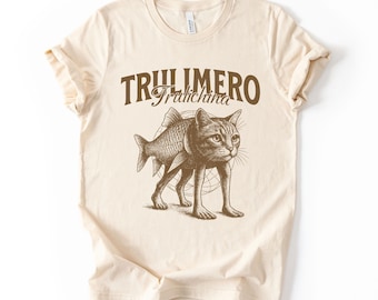 Trulimero Trulichina Shirt, Italienisch Brainrot Lustiges Meme T-Shirt, Seltsames T-Shirt, Lustiges Katzen Meme Shirt, ViralHumor, Süßes Tier Unisex T-Shirt