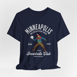 Minneapolis Resist Snowballs Club Shirt, Minneapolis Shirt, Resist Shirt, Snowballs Protest Unisex Tee Navy